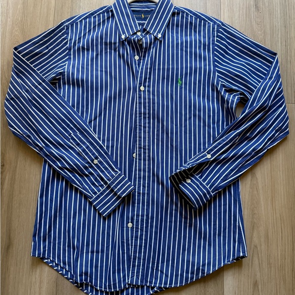 Ralph Lauren Other - Men’s Ralph Lauren Blue and White Casual Button Down Shirt - 100% Cotton - SZ S